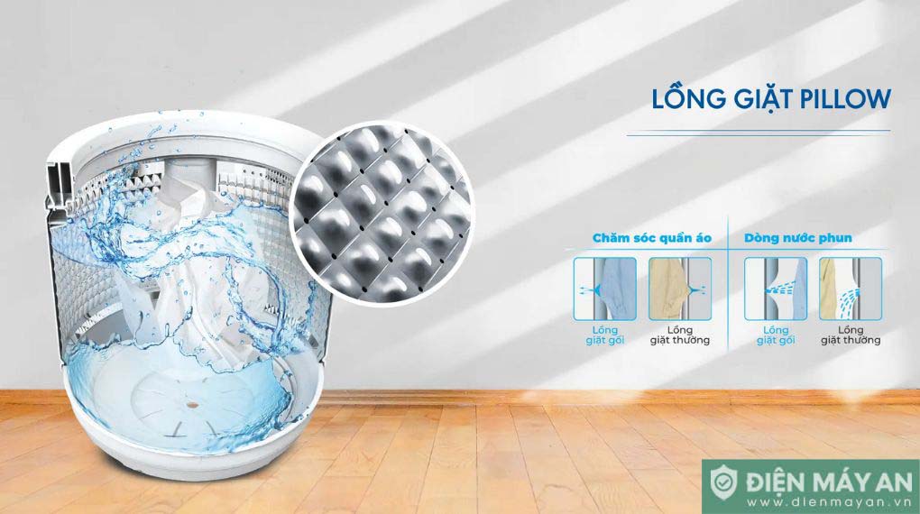 Máy giặt Aqua 7.2 kg AWM72-316K(S)